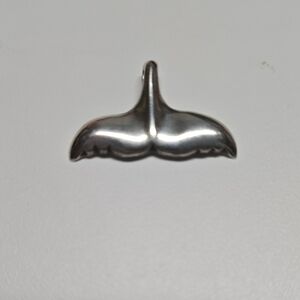 SOLD!!! Silver Whale Tail Pendant